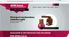 Desktop Screenshot of kpbintra.cz